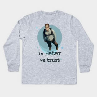 In Peter we trust Kids Long Sleeve T-Shirt